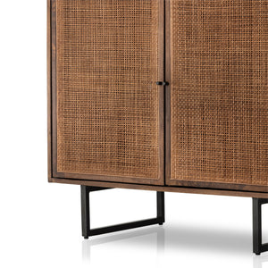 Carmel Small Cabinet In Brown Wash