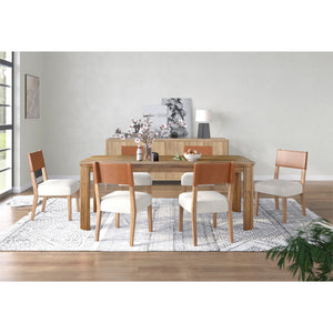 Wilmington KD 79" Dining Table, Brushed Brown 