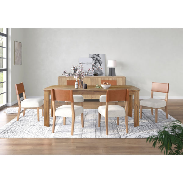 Wilmington KD 79" Dining Table, Brushed Brown 