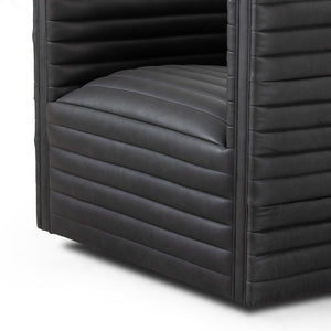 Padma Swivel Chair - Eucapel Black