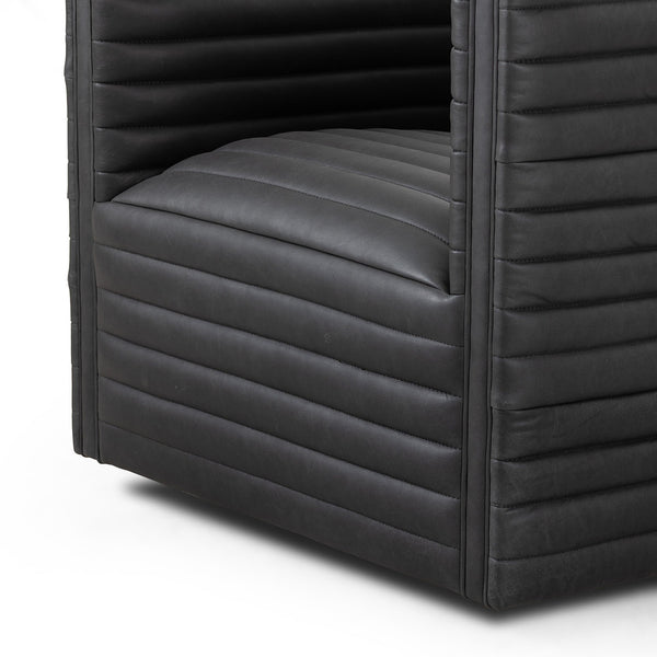Padma Swivel Chair - Eucapel Black