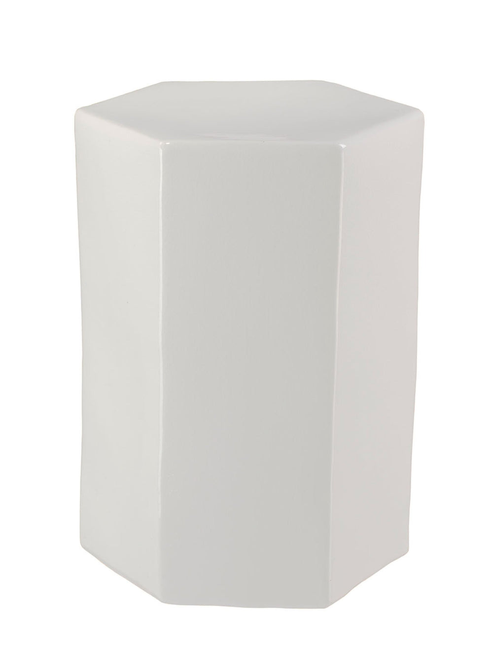 Porto Ceramic Indoor/Outdoor Side Table-Small, White