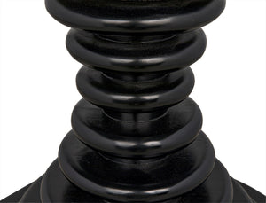 Scheiben Side Table, Hand Rubbed Black