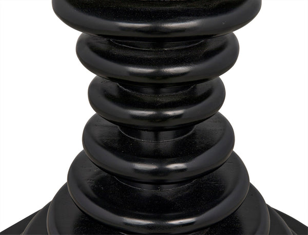 Scheiben Side Table, Hand Rubbed Black