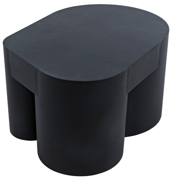 Bain Coffee Table, Black Steel