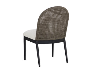 CALANDRI DINING CHAIR - BLACK - LOUIS CREAM