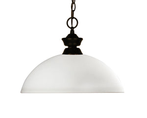 Chance 1 Light Pendant in Bronze Finish