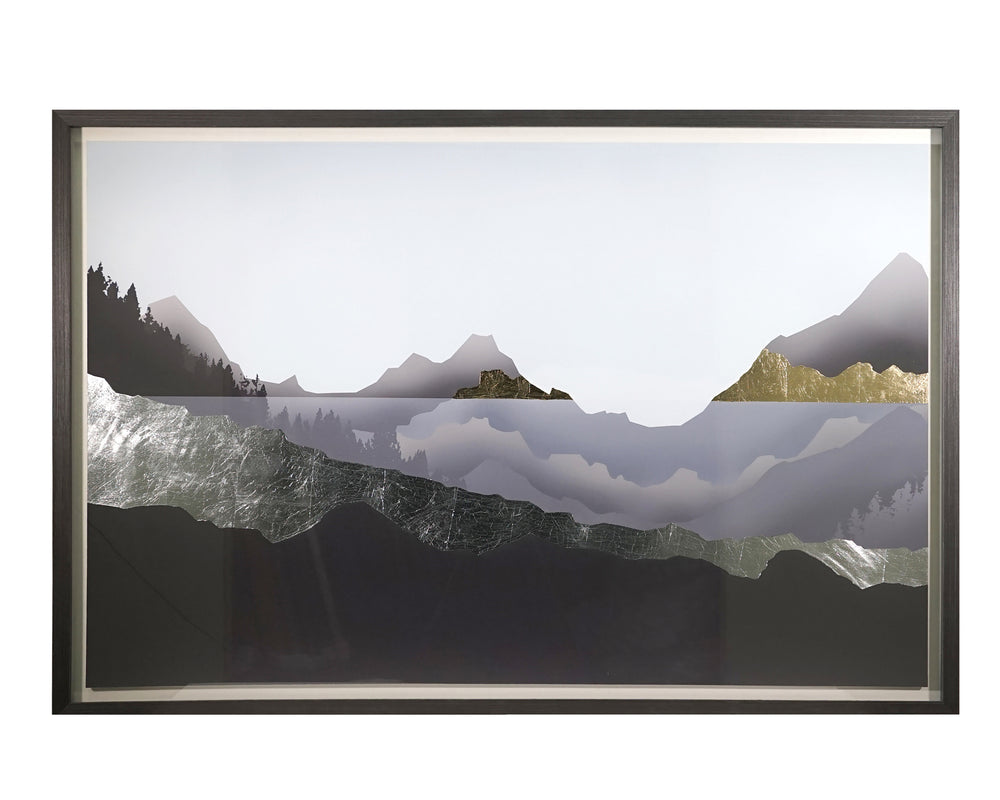 GREAT EXPLORATION -  60" X 40" - CHARCOAL FRAME