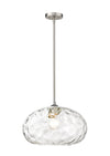 Chloe 1 Light Pendant in Brushed Nickel Finish