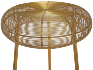 Sylvester Bar Stool In Gold