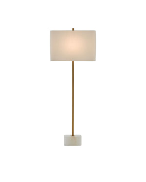 Felix Table Lamp In Natural & Antique Brass