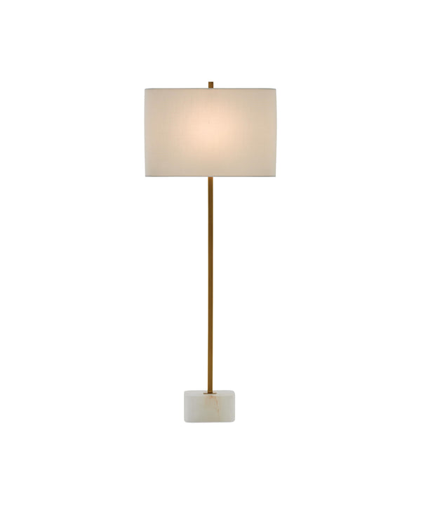 Felix Table Lamp In Natural & Antique Brass
