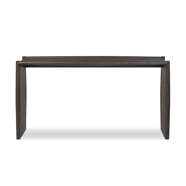 Glenview Console Table - Smoked Black Oak