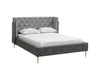 LAURA BED - QUEEN - BRAVO METAL / BRAVO PORTABELLA