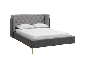 LAURA BED - QUEEN - BRAVO METAL / BRAVO PORTABELLA