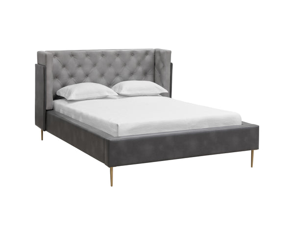 LAURA BED - QUEEN - BRAVO METAL / BRAVO PORTABELLA