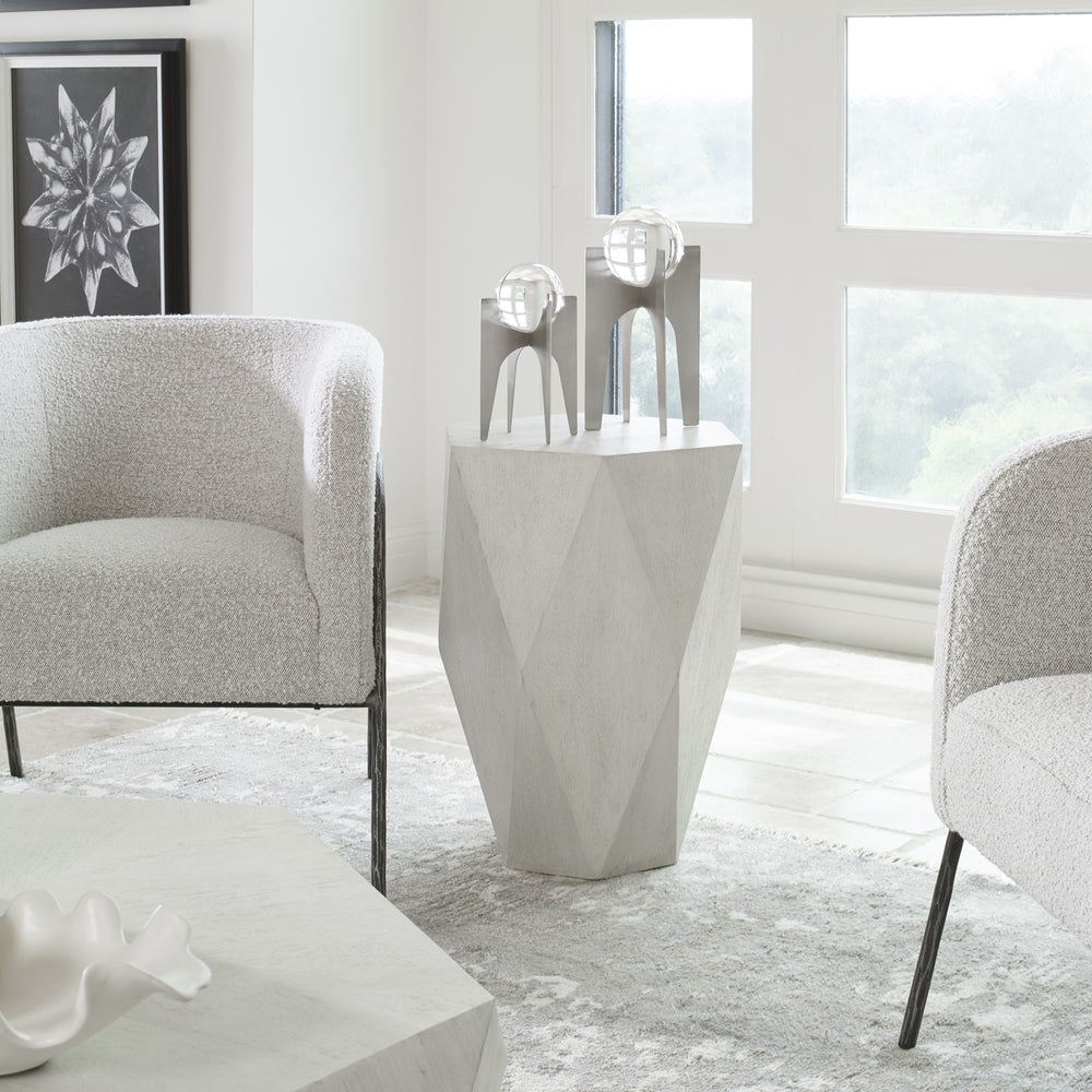 Volker White Side Table