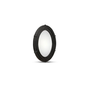 Moe's Antoni Oval Mirror in Black Iron