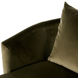 Farrah Chaise Lounge In Surrey Olive