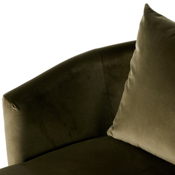 Farrah Chaise Lounge In Surrey Olive
