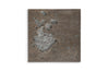 Splotch Wall Art, Square, Bronze Finish