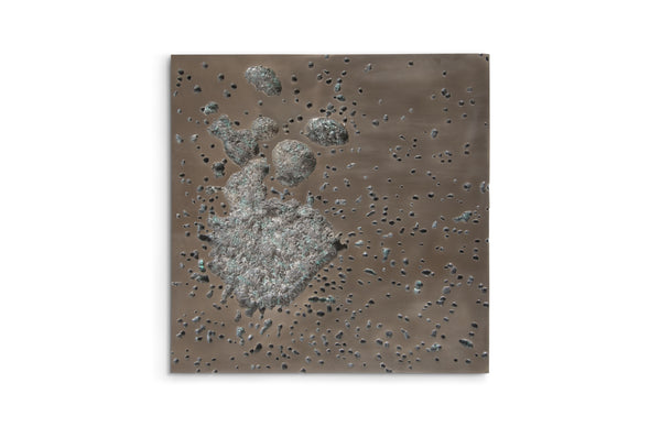 Splotch Wall Art, Square, Bronze Finish