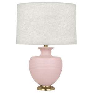 Matte Woodrose Michael Berman Atlas Table Lamp