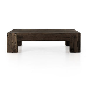 Abaso Coffee Table In Ebony Rustic