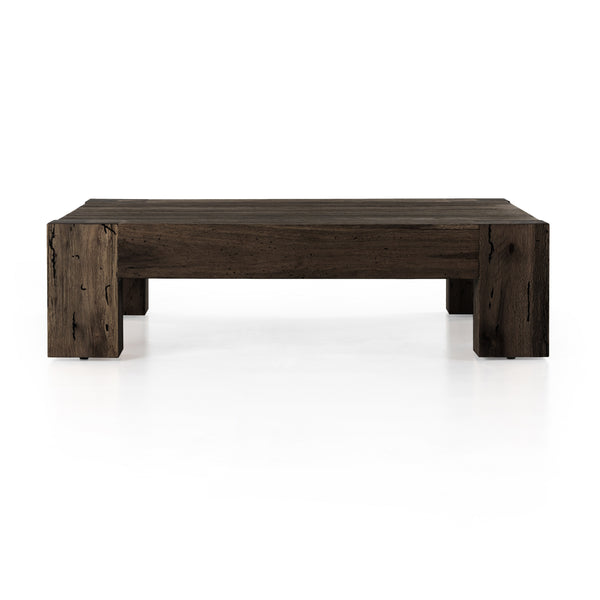 Abaso Coffee Table In Ebony Rustic