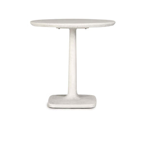 Paulina Outdoor Round Bistro Table 31" - White