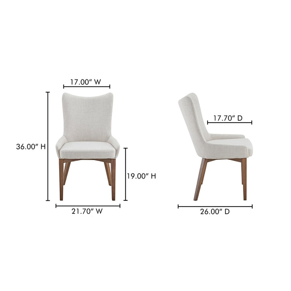 Potter Dining Chair in Heather Beige