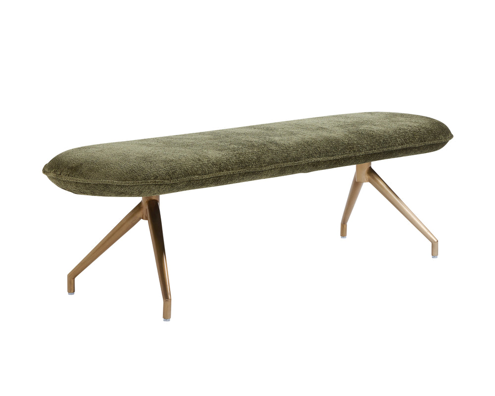 ELOWEN BENCH - BERGEN OLIVE