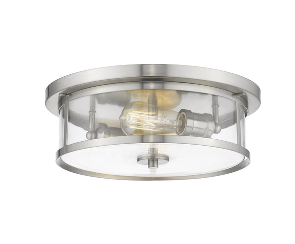 Savannah 2 Light Flush Mount in Brushed Nickel Finish
