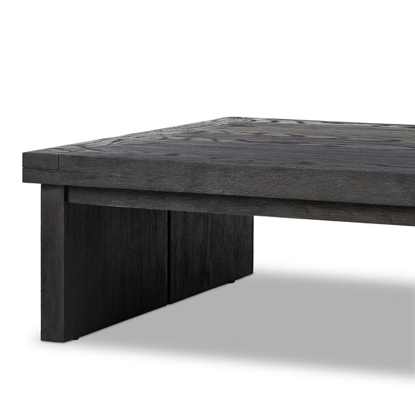 Warby Coffee Table in Worn Black Oak