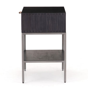 Trey Nightstand-Black Wash Poplar