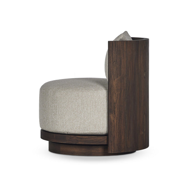 Ozzy Outdoor Swivel Chair - Ramiro Ecru