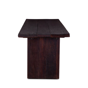 Barnwood 94" Dining Table Jacobean Brown