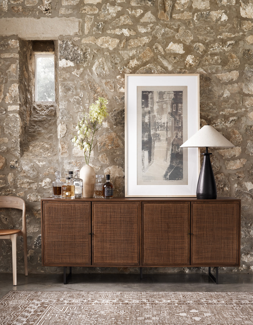 Carmel Sideboard In Brown Wash