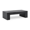 Bristol Solid Wood Coffee Table - Aged Black Finish