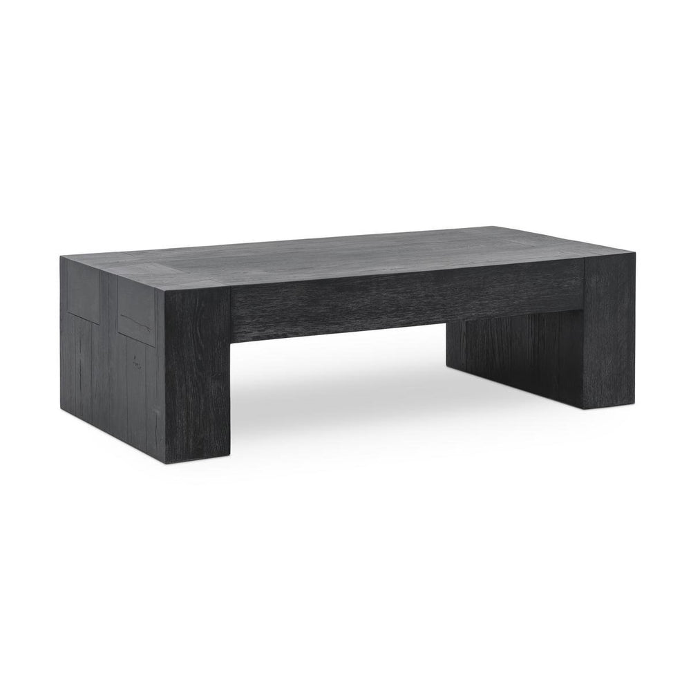 Bristol Solid Wood Coffee Table - Aged Black Finish
