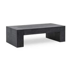 Bristol Solid Wood Coffee Table - Aged Black Finish
