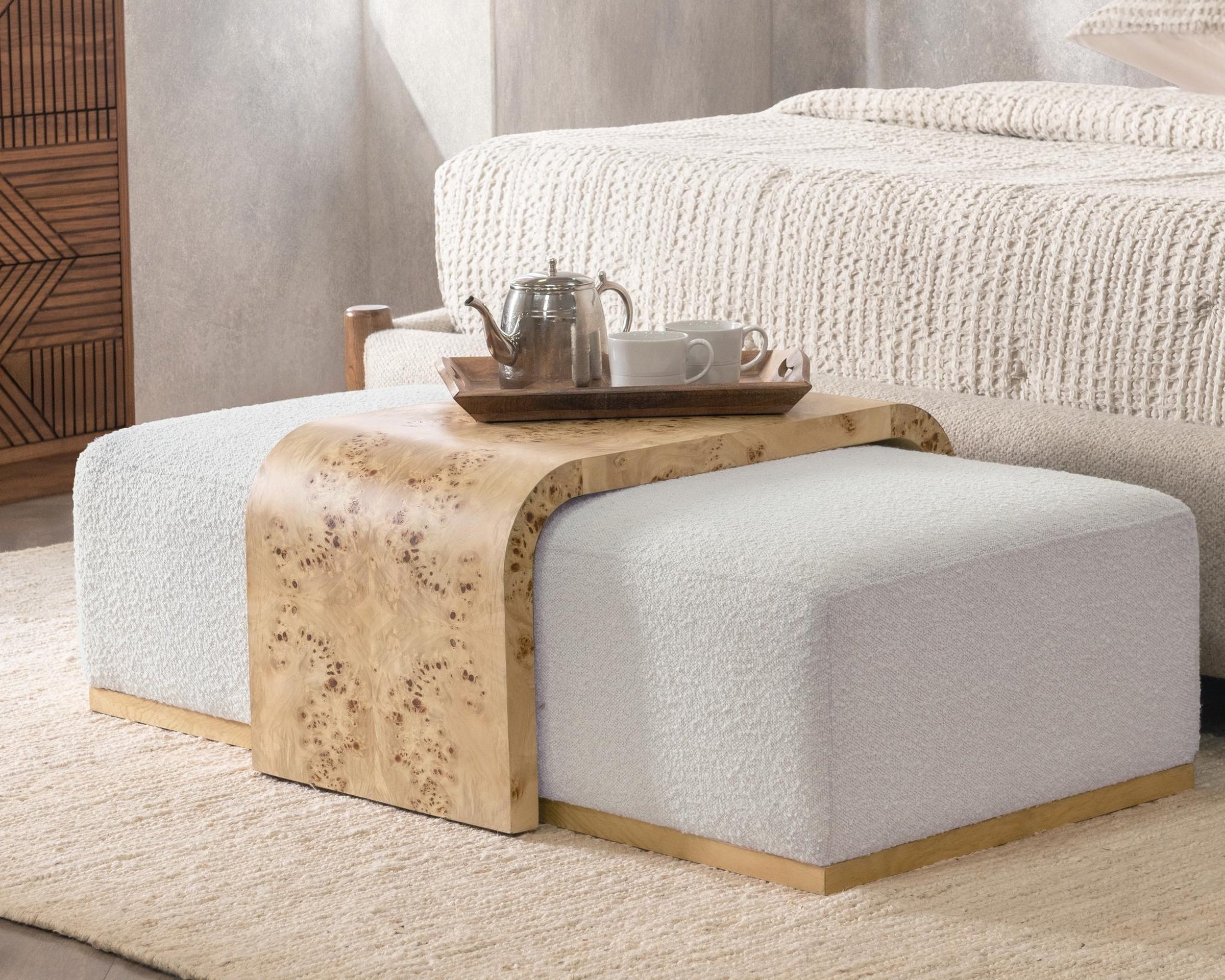 Classic Home Kenan Ottoman