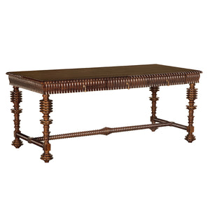 Portuguese Desk, Hand Rubbed Brown
