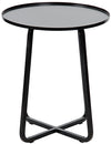 Kimana Side Table, Black Steel
