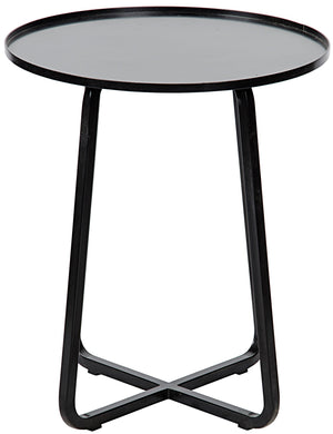 Kimana Side Table, Black Steel