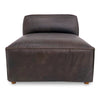 Form Slipper Chair in Espresso Brown Leather