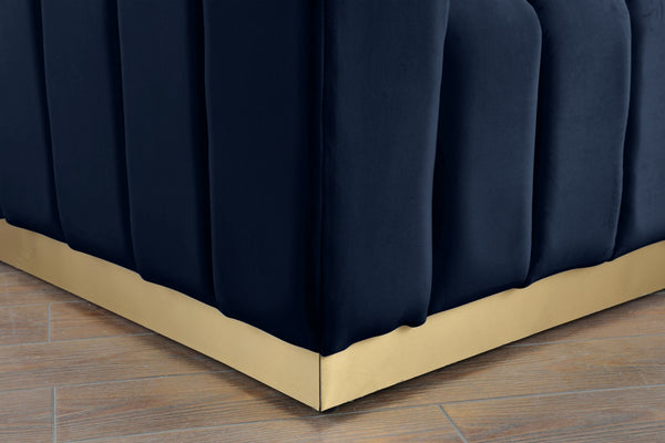 Francis Chair In Navy Velvet