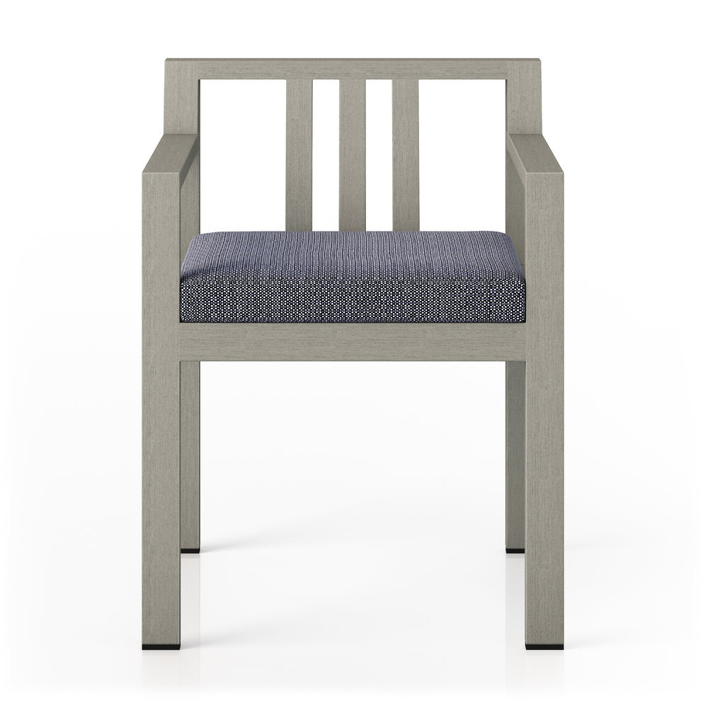 Monterey Outdoor Dining Armchair In Grey