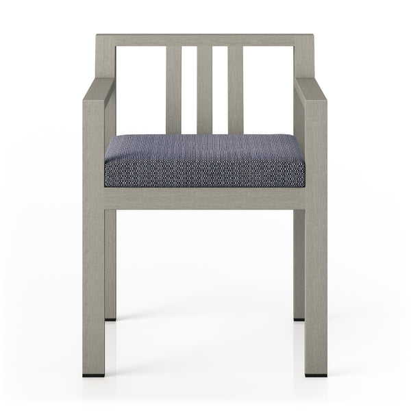 Monterey Outdoor Dining Armchair In Grey