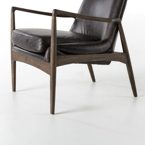 Braden Leather Chair-Durango Smoke